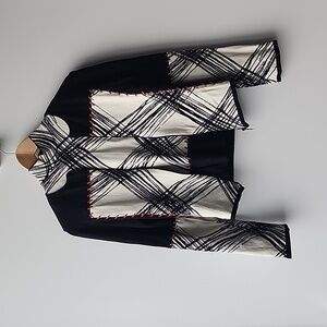 Vintage Cellini Viscose Two Piece Knit Cardigan and Turtleneck Tank Top